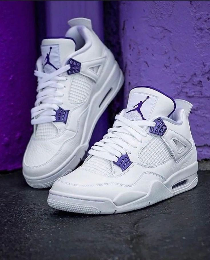 Jordan retro 4 metallic purple