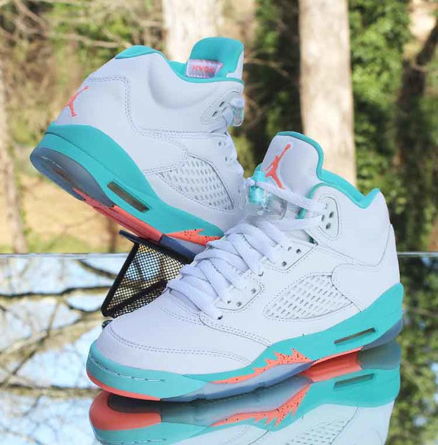 Air Jordan 5 Retro light Aqua