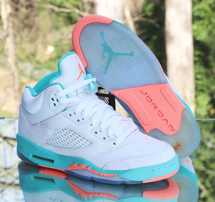 Air Jordan 5 Retro light Aqua