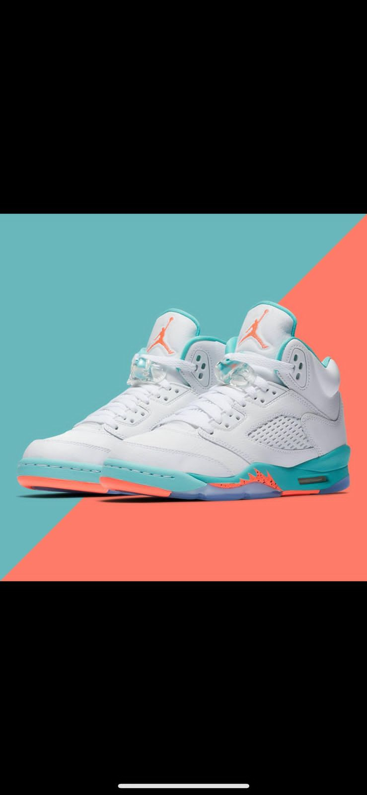 Air Jordan 5 Retro light Aqua