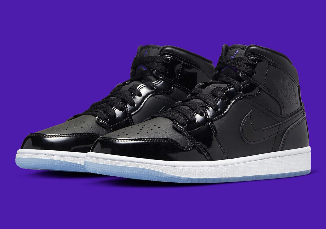 Air Jordan 1 Mid SE Space Jam Black Dark Concord White